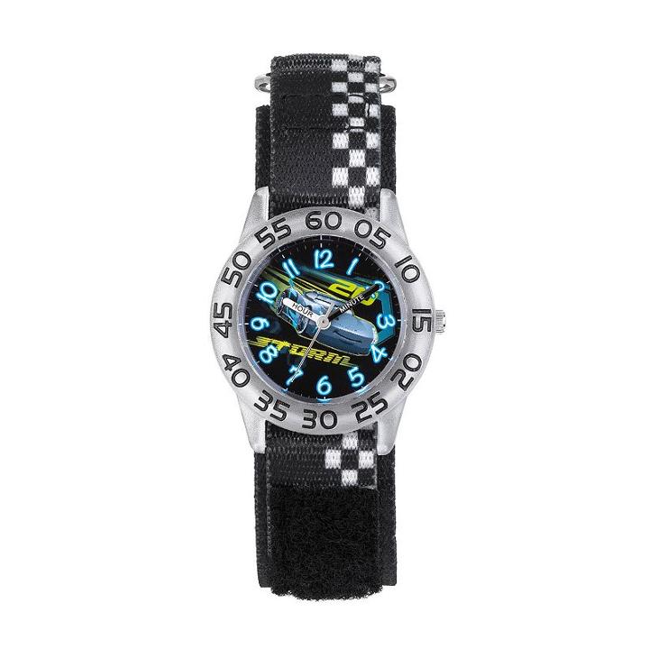 Disney / Pixar Cars 3 Jackson Storm Kids' Time Teacher Watch, Boy's, Size: Medium, Black