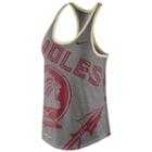 Women's Nike Florida State Seminoles Dri-blend Tank, Size: Large, Dark Grey