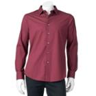 Men's Apt. 9&reg; Slim-fit Stretch Button-down Shirt, Size: Large Slim, Red