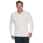 Big & Tall Sonoma Goods For Life&trade; Supersoft Modern-fit V-neck Tee, Men's, Size: 3xl Tall, White