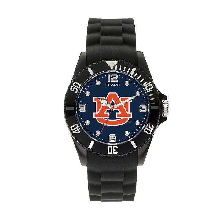 Sparo Men's Spirit Auburn Tigers Watch, Black