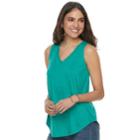 Women's Apt. 9&reg; V-neck Tank, Size: Xxl, Med Green