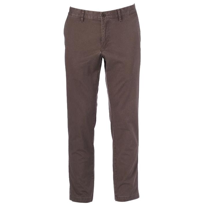 Men's Sonoma Goods For Life&trade; Slim-fit Flat-front Pants, Size: 36x32, Brown