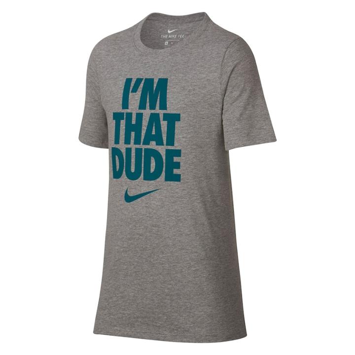 Boys 8-20 Nike I'm That Dude Tee, Size: Large, Grey