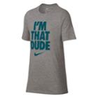 Boys 8-20 Nike I'm That Dude Tee, Size: Large, Grey