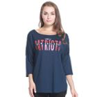 Women's New England Patriots Vortex Tee, Size: Small, Blue (navy)