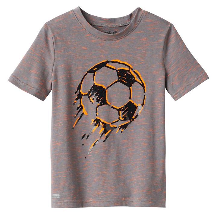 Boys 4-10 Jumping Beans&reg; Play Cool Sporty Graphic Tee, Boy's, Size: 4, Med Grey