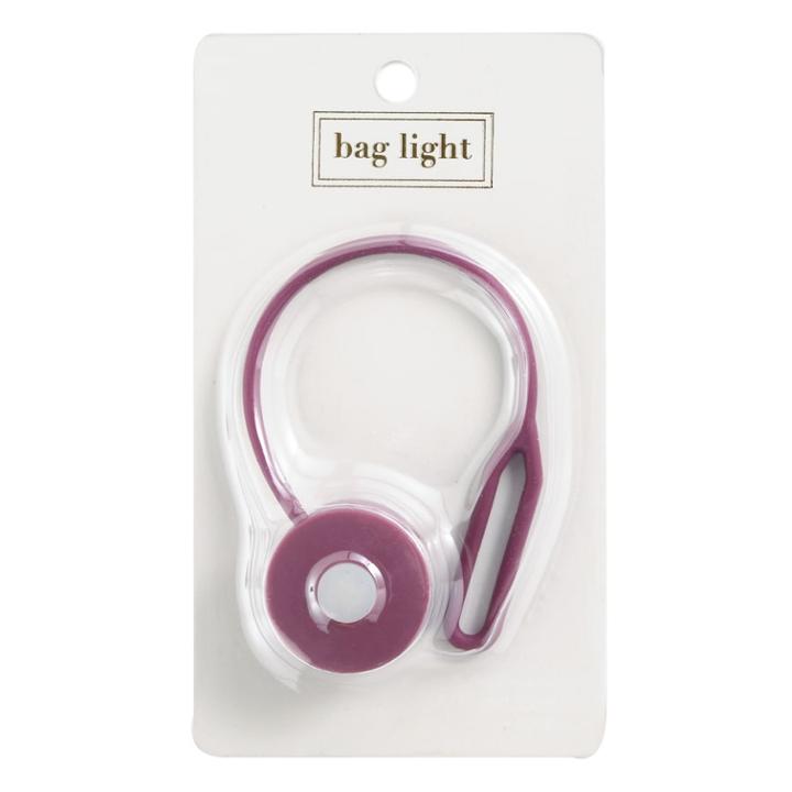 Silicone Led Bag Light, Women's, Dark Red