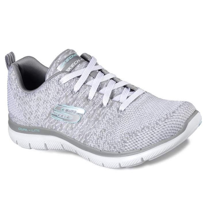 Skechers Flex Appeal 2.0 High Energy Women's Athletic Shoes, Size: 10, White