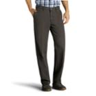 Big & Tall Lee Total Freedom Relaxed-fit Comfort Stretch Pants, Men's, Size: 44x32, Grey