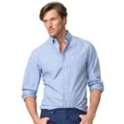 Big & Tall Chaps Dobby Button Down Sport Shirt, Men's, Size: 3xb, Blue