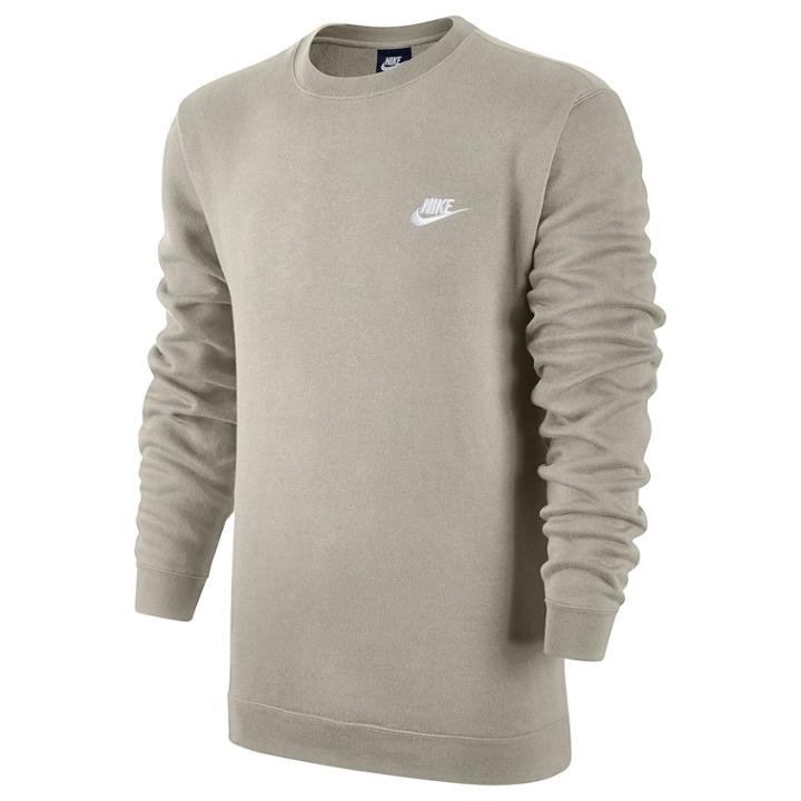 Men's Nike Club Crew Fleece, Size: Xxl, Red/coppr (rust/coppr)