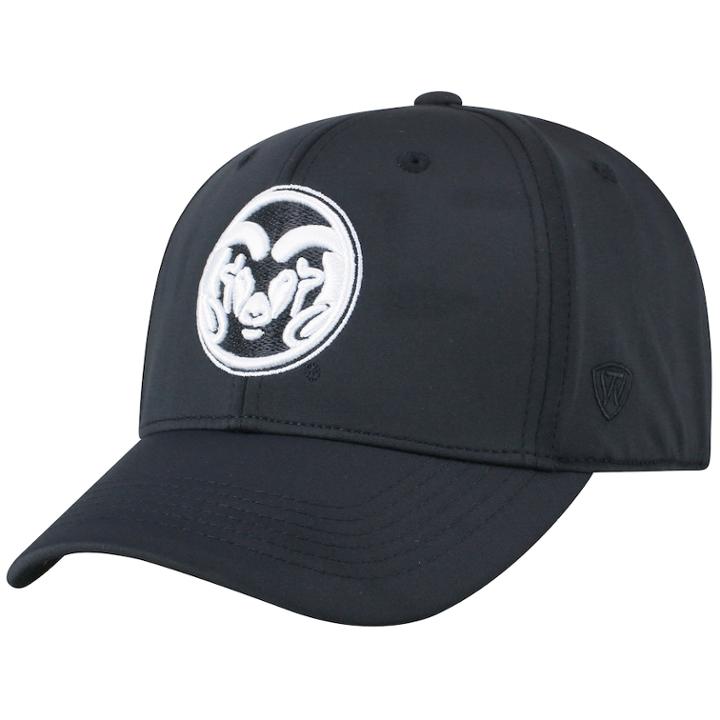 Adult Top Of The World Colorado State Rams Tension Cap, Men's, Black