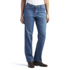 Women's Lee Relaxed Fit Straight Leg Jeans, Size: 8 - Regular, Dark Blue