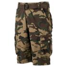 Men's Xray Belted Cargo Shorts, Size: 40, Beig/green (beig/khaki)