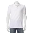 Men's Sonoma Goods For Life&trade; Core Pique Polo, Size: Xxl, White