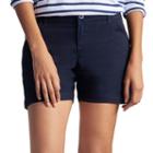 Women's Lee Essential Twill Shorts, Size: 4 - Regular, Dark Blue