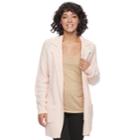 Juniors' Candie's&reg; Open-front Long Cardigan, Teens, Size: Medium, Light Pink