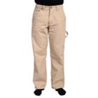 Men's Stanley Classic-fit Fleece-lined Carpenter Jeans, Size: 32x30, Beig/green (beig/khaki)