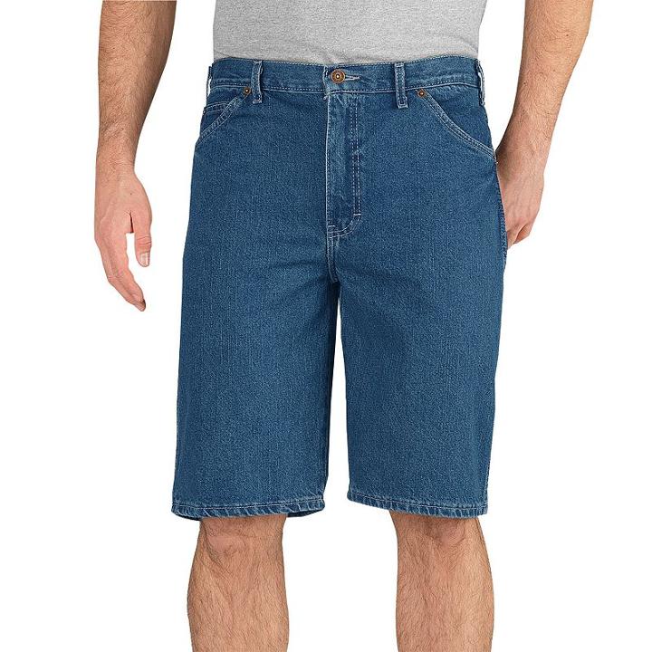 Men's Dickies Regular-fit Denim Shorts, Size: 44, Blue