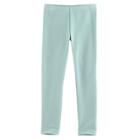 Girls 4-10 Jumping Beans&reg; Fleece-lined Leggings, Size: 7, Turquoise/blue (turq/aqua)