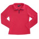 Girls 4-6x French Toast 1/4-zip Fleece Pullover, Girl's, Size: 6, Brt Purple