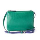 Mondani Brea Double Entry Crossbody Bag, Women's, Green
