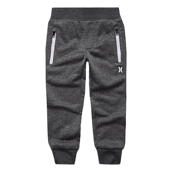 Boys 4-7 Hurley Dri-fit Solar Jogger Pants, Size: 4, Grey