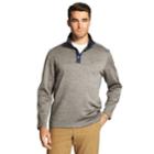 Men's Izod Spectator Classic-fit Fleece Snap-front Pullover, Size: Xl, Light Grey