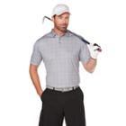 Men's Grand Slam Regular-fit Motionflow 360 Performance Golf Polo, Size: Xl, Med Grey