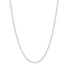 Everlasting Gold 14k White Gold Sparkle Singapore Chain Necklace - 24-in, Women's, Size: 24