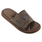 Men's Virginia Tech Hokies Memory Foam Slide Sandals, Size: Medium, Brown
