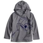 Toddler Boy Jumping Beans&reg; Mesh Graphic Pullover Hoodie, Size: 4t, Med Grey