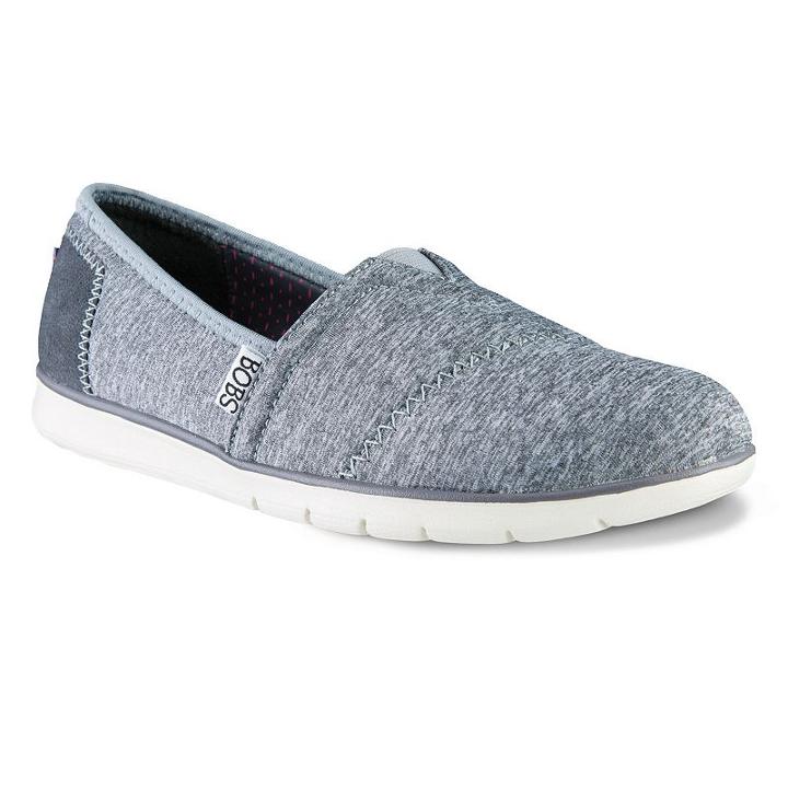 Skechers Bobs Pureflex Heathers Women's Flats, Girl's, Size: 10, Med Grey