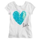 Girls 4-12 Sonoma Goods For Life&reg; Graphic Keyhole-back Tee, Size: 12, Natural