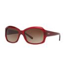 Dkny Dy4048 55mm Essentials Rectangle Sunglasses, Women's, Red