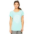 Women's Gaiam Intention Graphic-print Yoga Tee, Size: Large, Brt Green