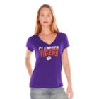 Women's Clemson Tigers Fair Catch Tee, Size: Medium, Purple