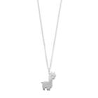 Love This Life Sterling Silver Llama Pendant Necklace, Women's