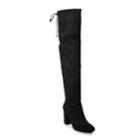 So&reg; Ladybug Women's Over-the-knee High Heel Boots, Size: Medium (9.5), Black