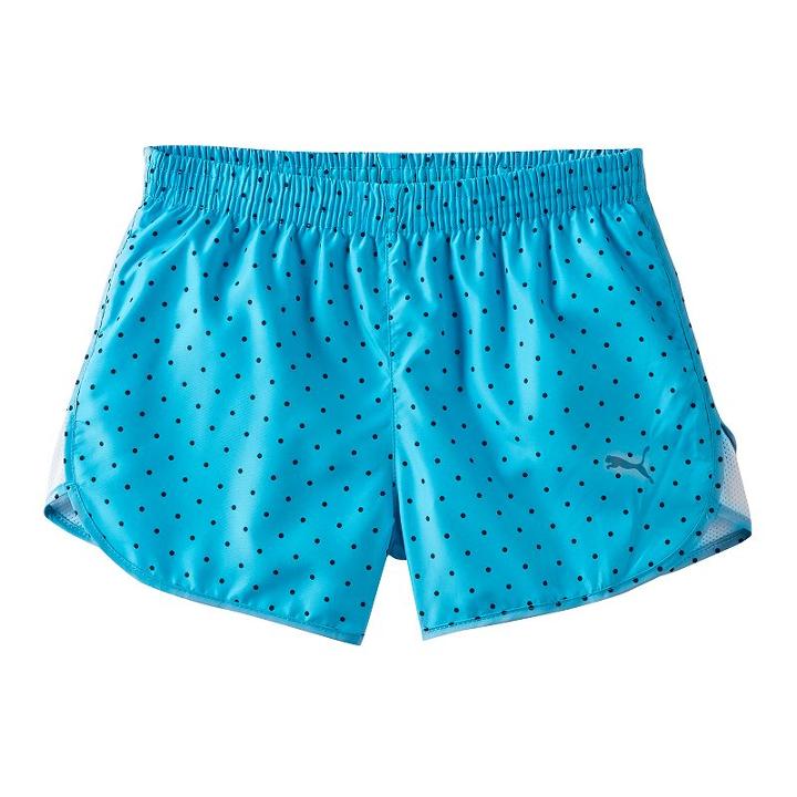 Girls 7-16 Puma Mesh Piece Running Shorts, Girl's, Size: Xl, Brt Blue