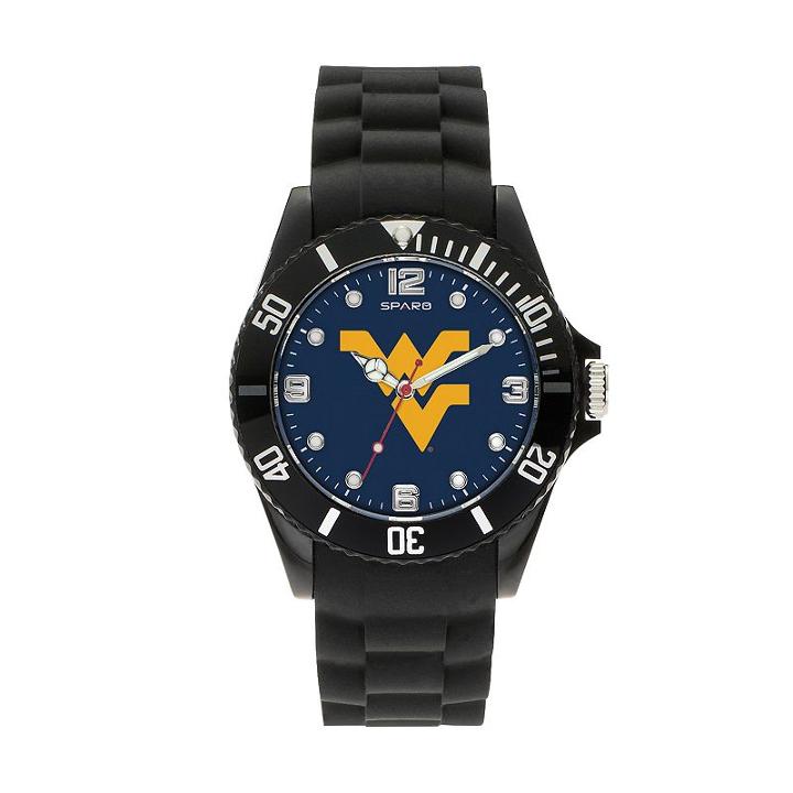 Sparo Men's Spirit West Virginia Mountaineers Watch, Black