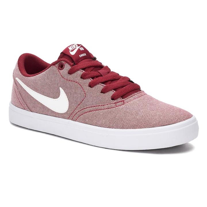 Nike Sb Check Solar Canvas Women's Sneakers, Size: 8, Med Red