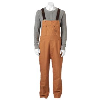 Men's Bear River Bib Overalls, Size: Xl, Red/coppr (rust/coppr)