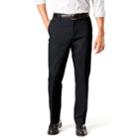 Men's Dockers&reg; Signature Khaki Lux Straight-fit Stretch Pants D2, Size: 30x32, Black