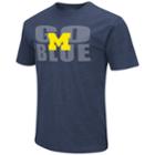 Men's Michigan Wolverines Motto Tee, Size: Small, Dark Blue