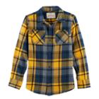 Boys 8-20 Urban Pipeline&reg; Ultimate Regular-fit 2-pocket Flannel Button-down Shirt, Size: Large, Gold
