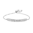 Cubic Zirconia Lariat Bracelet, Women's, White