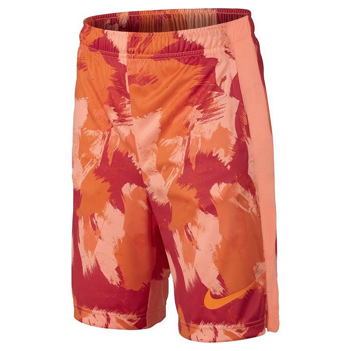 Boys 8-20 Nike Floral Legacy Shorts, Boy's, Size: Medium, Orange Oth