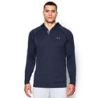 Men's Under Armour Tech Popover Henley Hoodie, Size: Xl, Blue (navy)